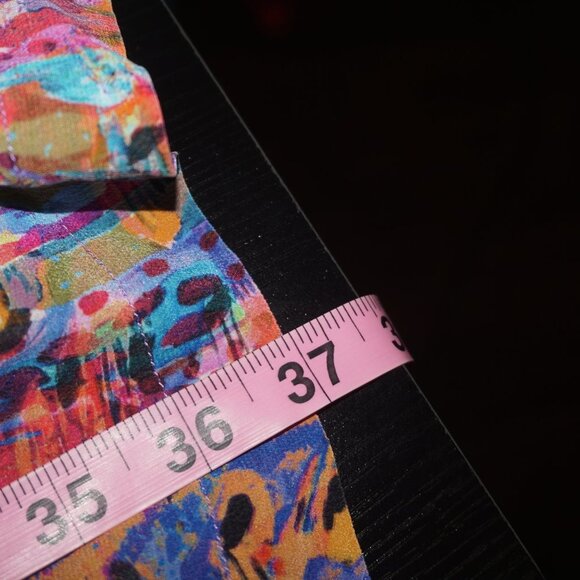 Ken Done Does something Else Natalie Wood Electric Sekki Silk Dress - Picture 6 of 7